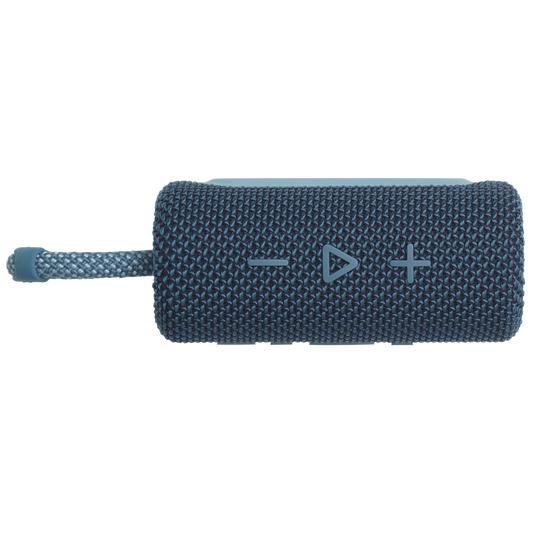 JBL Go 3 IP67 Waterproof Portable Bluetooth Speaker, Big Audio & Punchy Bass, 5-Hour Playtime, USB-C Fast Charge, Rugged Fabric Design with Carry Loop for Outdoor Travel Beach Shower