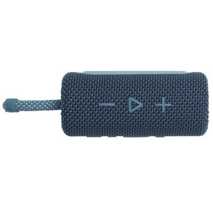 JBL Go 3 IP67 Waterproof Portable Bluetooth Speaker, Big Audio & Punchy Bass, 5-Hour Playtime, USB-C Fast Charge, Rugged Fabric Design with Carry Loop for Outdoor Travel Beach Shower