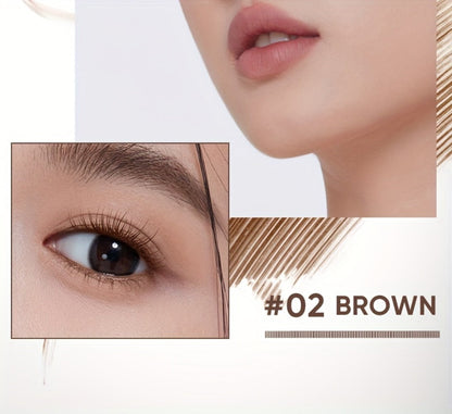 JUDYDOLL Mascara in Black or Brown with Curling or Precision Metal Applicator Designs and Slim Gray Tubes