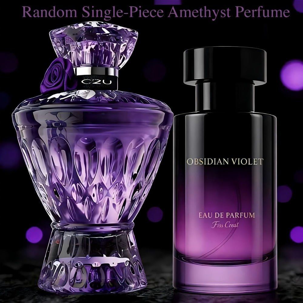 Obsidian Violet Eau de Parfum Spray, 75ml Purple Bottle with Floral, Woody and Musk Scent Profile