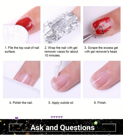 Reflective Liner Nail Art Gel Six-Bottle Set with 5ml CR01 to CR06 Colors and Slim Brushes for Detail Lines