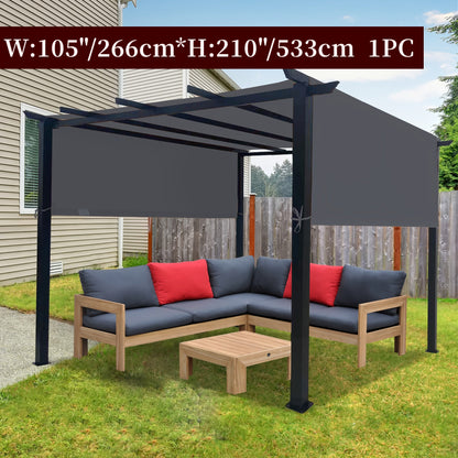 Pergola Replacement Canopy Panel in Eight Colors and Three Lengths for 24 Checkout Options