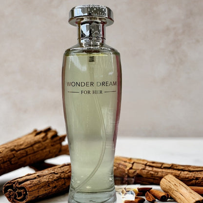 Eau de Parfum Wonder Dream for Women 100ml in Clear Bottle with Fruit-Note Source Profile for Daily Wear