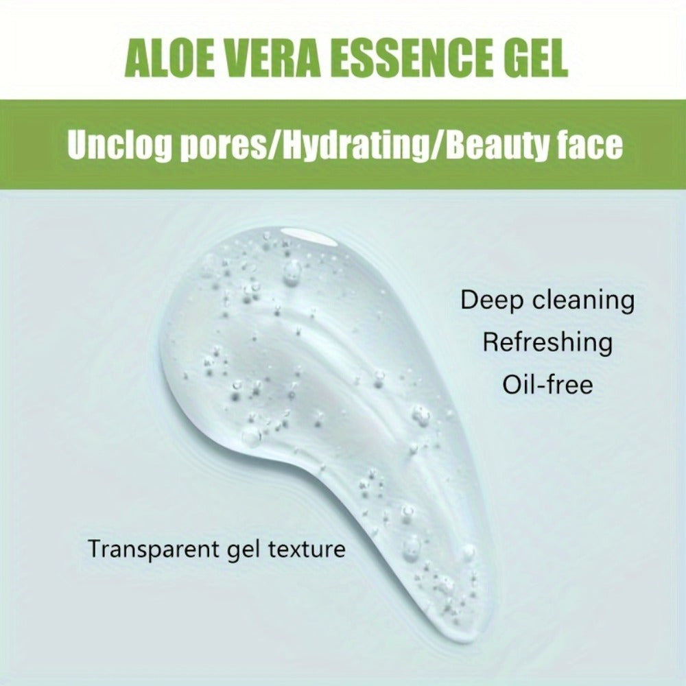Exfoliating Body Scrub Gel with Aloe Vera, Rose & Chamomile Extract, Deep Cleansing Physical Scrub for Face & Body