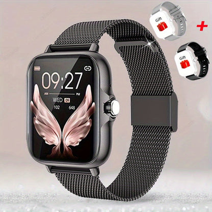 Smart Watch 1.83-Inch Full Touch Display with Bluetooth 5.0 Calling, Music Control and Four Metal Colors