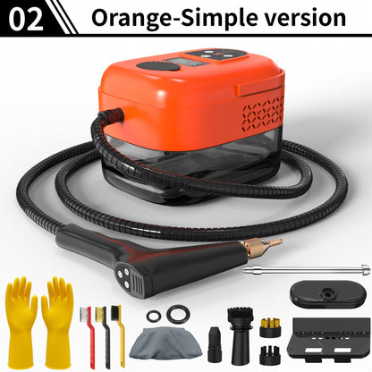High Temperature Steam Cleaner Handheld Carpet Cleaner High Pressure for Kitchen Grease Sofa Air Conditioner Washing Machine Tile Grout Easy Carry Home Use