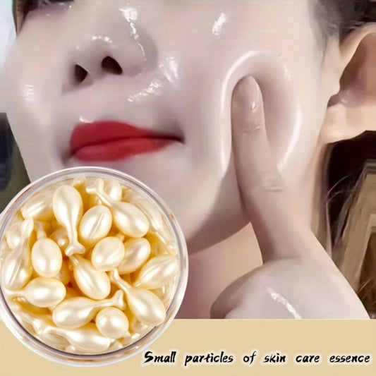 Hyaluronic Acid Collagen Facial Gel Capsules 360pcs (2 Boxes x 180pcs) - Deep Moisturizing Face Neck Serum Capsules for All Skin Types - Anti-Aging Firming Youthful Complexion Travel Size Skincare