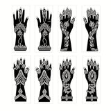 8pcs Stencils SM012