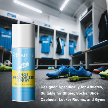 Plismire Shoe Deodorizer Spray, 260 ml Can for Shoes, Socks, Shoe Cabinets, Locker Rooms and Gyms