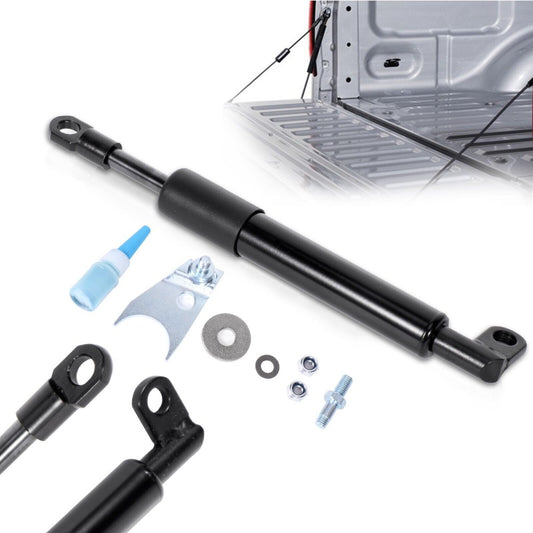 Tailgate Lift Support DZ43100 for 1999-2007 GMC Sierra Chevy Silverado 1500 2500 2500HD 3500 HD Rear Tailgate Gas Spring Strut Replacement - Black Steel