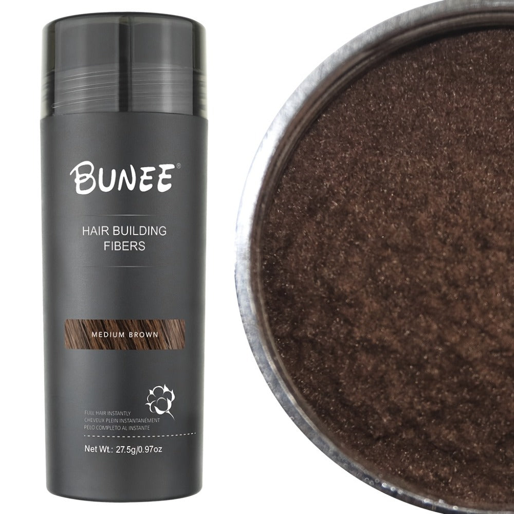27.5-Gram Hair Fiber Powder in Seven Shades from Black and Brown to Blonde, Auburn and Gray