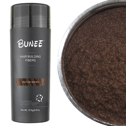 27.5-Gram Hair Fiber Powder in Seven Shades from Black and Brown to Blonde, Auburn and Gray