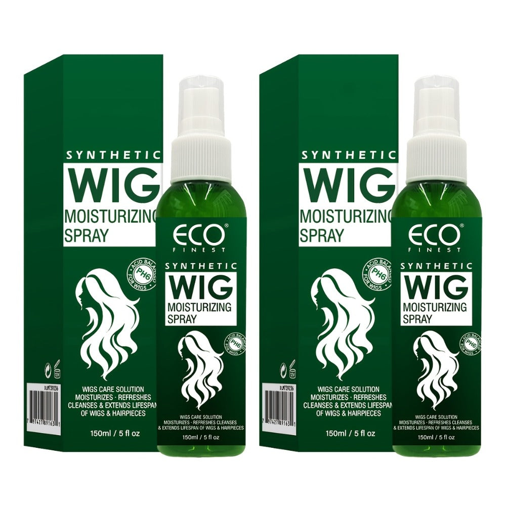 Synthetic Wig Refresher Spray Leave-In Conditioner — Revitalizes & Detangles Wigs & Hairpieces, Cleanses Between Washes, Extends Wig Lifespan, Soft Fresh Scent, Daily No-Rinse Wig Care for Synthetic Hair