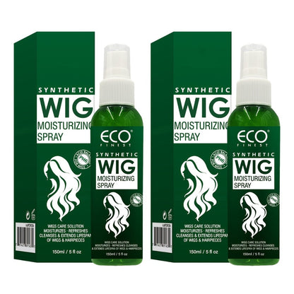 Synthetic Wig Refresher Spray Leave-In Conditioner — Revitalizes & Detangles Wigs & Hairpieces, Cleanses Between Washes, Extends Wig Lifespan, Soft Fresh Scent, Daily No-Rinse Wig Care for Synthetic Hair