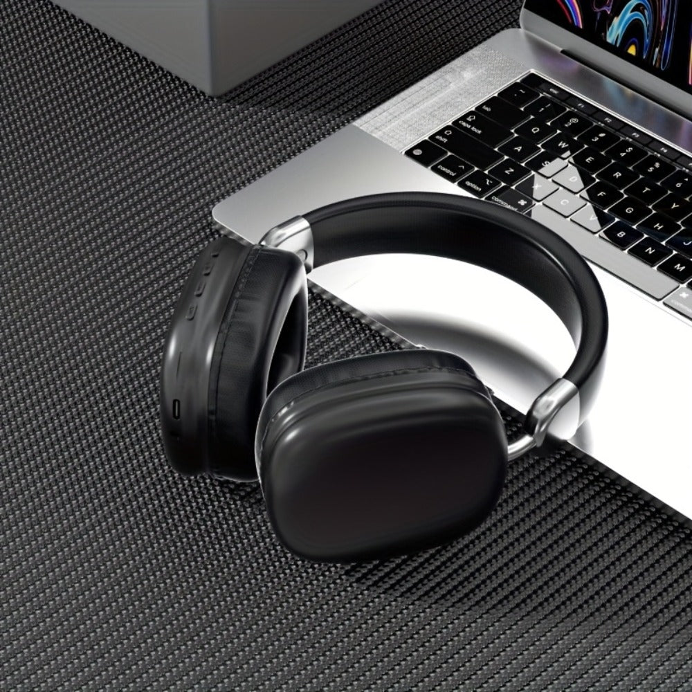HiFi Deep Bass Noise Cancelling Wireless Earphones with Built-In HD Microphone, Stereo In-Ear Headphones for Travel Office Laptop Phone, Comfortable All-Day Fit, Gift for Men Women