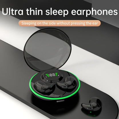 Invisible Sleep Earbuds TWS Hi-Fi Stereo Wireless Bluetooth Digital Screen Ultra-Long Battery 3 Colors for Android Apple Samsung All Smartphones Cycling Running Sports