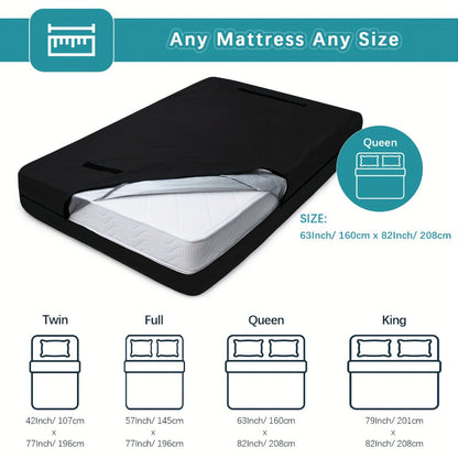 Reusable Zippered Mattress Moving and Storage Bag with Four Carry Handles in Twin, Full, Queen or King Sizes