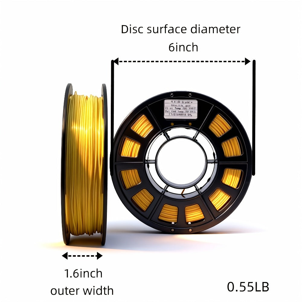 3D Printer Filament PLA 1.75mm 250g Finish Mix with Silk, Transparent and Solid Color Options
