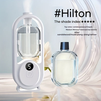 USB Essential Oil Diffuser with Five-Level Display, Multicolor Light and One-, Three- or Five-Bottle Bundles