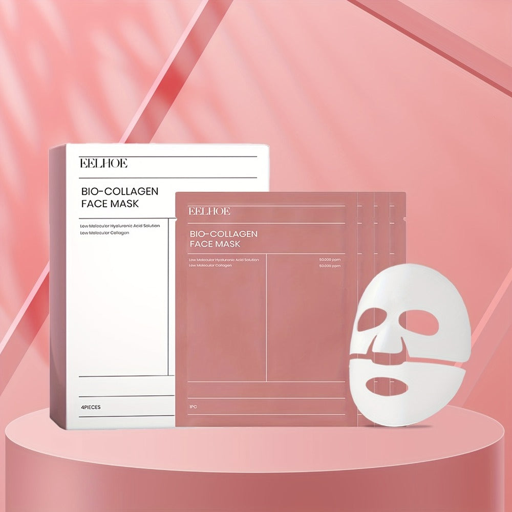 ROZINO Collagen Sheet Mask 36-Piece Set with Three 12-Count Boxes and Individually Packed Masks