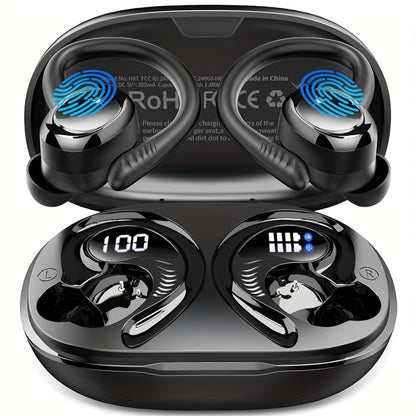 48H Wireless Sport Earbuds Q38 Bluetooth 5.3 with 14.2mm Driver Stereo Sound for an Everyday Personal Care Routine
