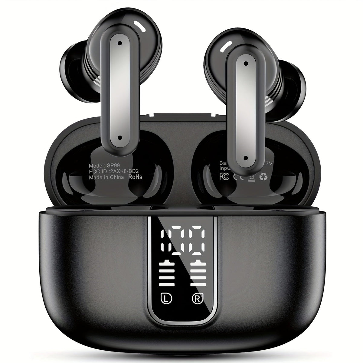 ENC Sports Wireless Earbuds ANKRIYUL Stereo Headphones Environmental Noise for Bedside Audio, Alarms and Room Entertainment