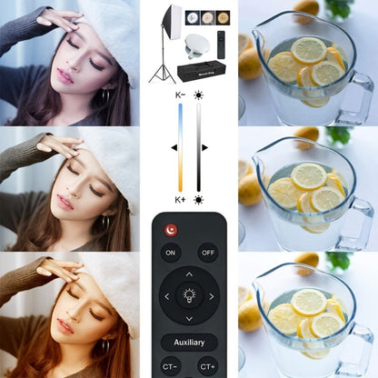 Softbox Photography Lighting Kit 2-Pack MOUNTDOG 19.7x27.5 Inch Continuous Lighting System 85W 5700K E27 LED Bulbs with Remote for Portrait Product Fashion Studio Photography
