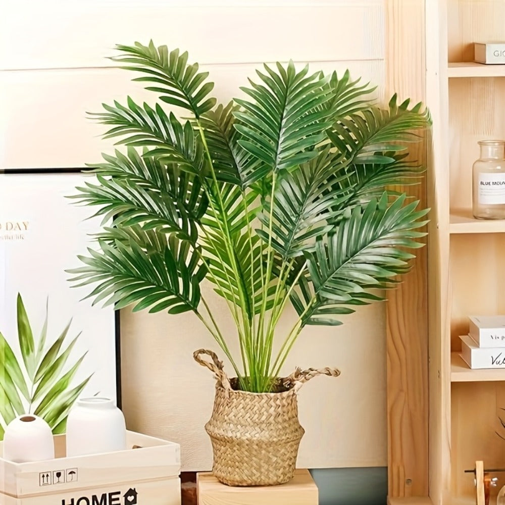 Realistic Artificial Plants 2pcs – Lifelike Fake Plant Decor for Indoor & Outdoor, Home, Wedding, Garden & Festival Celebrations, Elegant Faux Greenery Decoration Set