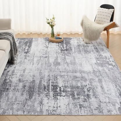 Tie-Dye Area Rug Retro Vintage Style Machine Washable Soft Floor Mat - Durable Indoor Outdoor Rug for Living Room Bedroom Kitchen, Colorful Boho Tie Dye Pattern Cozy Home Decor 5x7 8x10 9x12ft
