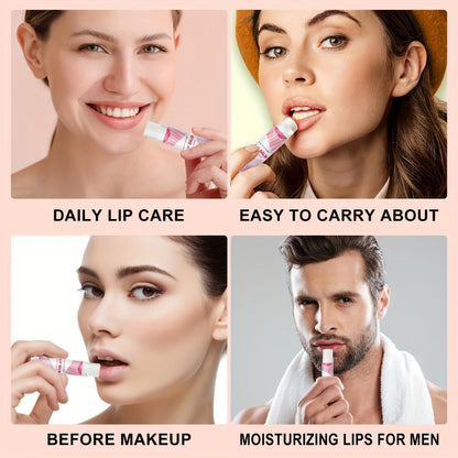 Fruit Flavored Lip Gloss Set 50 Pieces – Moisturizing Lip Balm Kit in 10 Colors, Hydrating Lip Care for Dry & Cracked Lips, Day & Night Use, Holiday Gift Set for Women & Girls