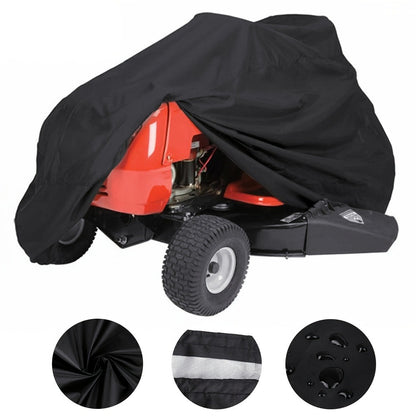 Riding Lawn Mower Cover 54"x30"x36" – 210D Heavy Duty Waterproof Oxford Fabric Tractor Cover with Drawstring | UV, Rain & Dust Protection | Fits 55" Mowers