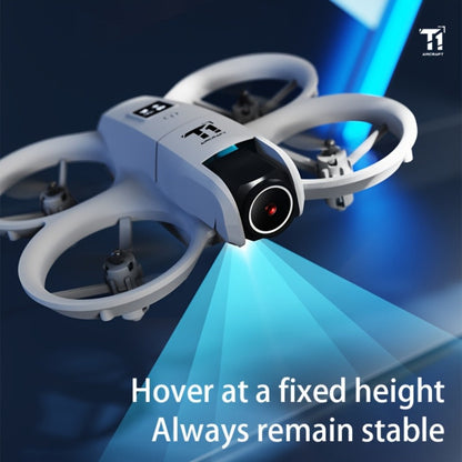 Mini 4K FPV Drone 180° Rotating Dual Camera Optical Flow Positioning Dual Batteries 360° Flip One-Key Takeoff Anti-Shake | RC Quadcopter Toy for Beginners Boys Girls Kids | Birthday Christmas Gift