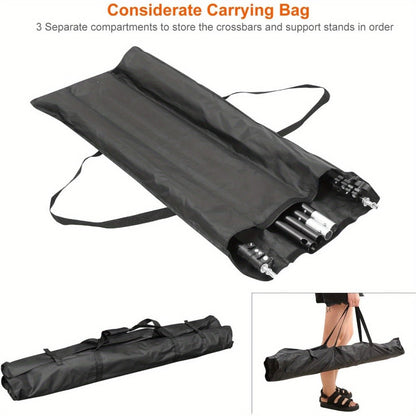 Adjustable Photography Background Stand with Carry Bag and Clamps for Portrait, Video and Streaming Setups