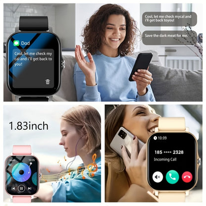 Smartwatch with Navigation & Dual Strap 1.83" TFT Full Touch Screen, Wireless Calling, Remote Camera, Music Player, Message Alerts – For Men & Women iPhone & Android