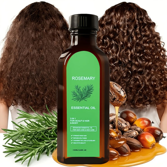 Rosemary Biotin Argan & Batana Hair Oil Spray Multi-Pack — Deep Moisturizing, Scalp Nourishing, Damage Repair & Shine Enhancing Leave-In Treatment for Dry Damaged Hair, All Hair Types, Unisex