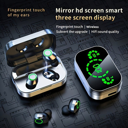 Wireless Earbuds YD03 with Digital Battery Display, IPX4, Touch Control and Type-C Charging
