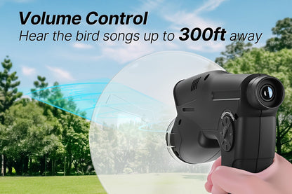 Bionic Ear Monocular Bird Listening Device 8x Magnification, ProSound Digital Sound Amplifier, Long Range 1200M
