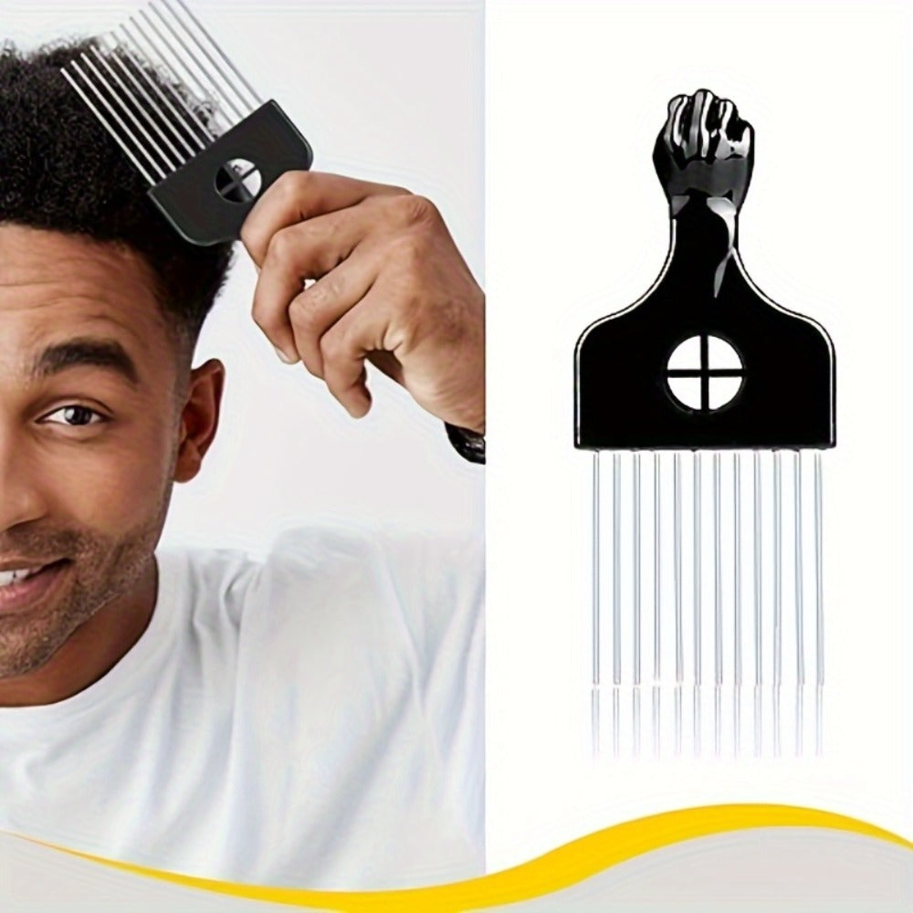 Hair Accessories Four-Piece Curling Sponge Kit with Styling Glove, Metal Pick and Twist Comb