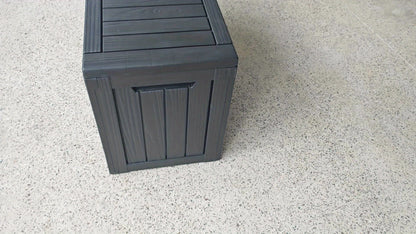 Large Resin Deck Box Lockable Outdoor Storage 80/100 Gallon – 345L UV Protected Weatherproof Patio Storage Box | Sit-On Lid Deck Storage Chest for Pool Accessories, Garden Tools & Outdoor Gear