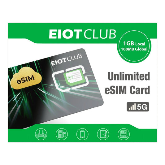 Global Travel eSIM Card EIOTCLUB Unlimited Downloads Store 8 Profiles – Works in Europe USA Japan China & 100+ Countries No Roaming Fees, Compatible with Android iPhone & GL.iNet Routers