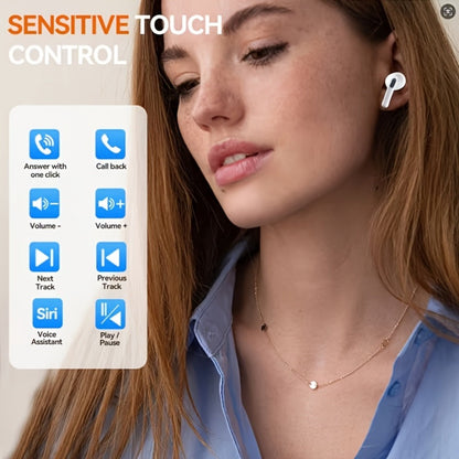 Wireless Earbuds 3-in-1 Standard, Translation or Screen Models with HD Calls and Charging Case