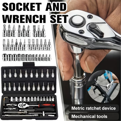 Multi-Configuration Home Repair Tool Kit with Storage Case in 46-, 53- or 1000-Piece Checkout Options