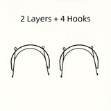 2 layers + 4 transparent hooks