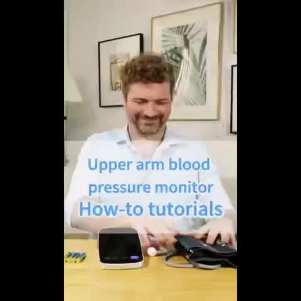 Blood Pressure Monitor by ALPHAMED U82RH, Upper-Arm Curved LED Device with USB Power and 2 x 199 Memory