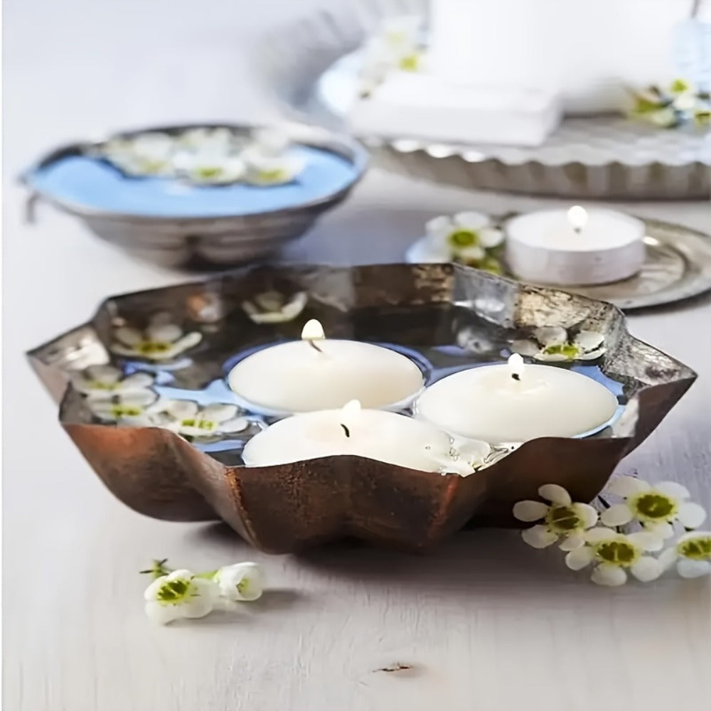 Floating Candles White Set of 42 – 1.5 Inch Small Pool Candles, 4-8 Hour Burn, Wedding Centerpiece, Pool Party, Christmas, Halloween, Easter & Thanksgiving Ambience Decoration