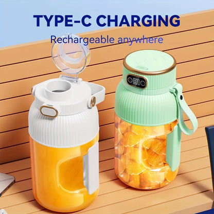 33.8-Ounce Portable Blender and Juicer with Top Digital Display in N99, Cyan or White Options