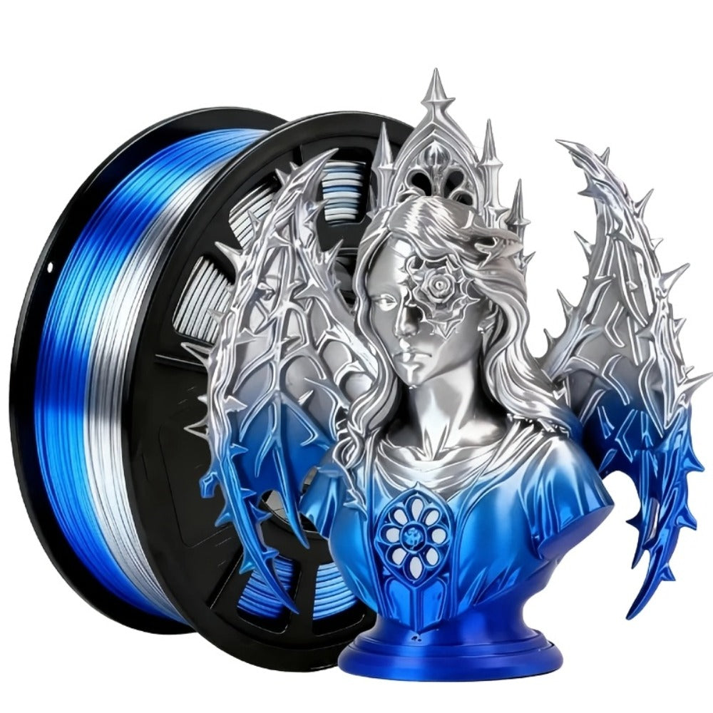 Dual Color Two-Tone PLA Filament 1.75mm 250g 9 Color Options High Precision ±0.02mm Vacuum Packed Gradient Effect Beginner Friendly Wide FDM Compatibility