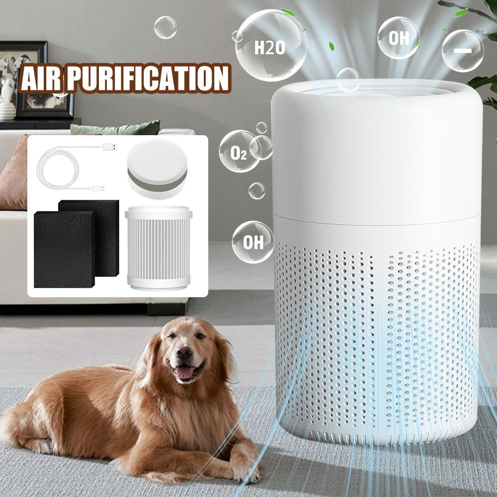 Air Purifier with 3-in-1 HEPA Filter, Air Quality Sensor, Sleep Mode and Single or Two-Piece Options