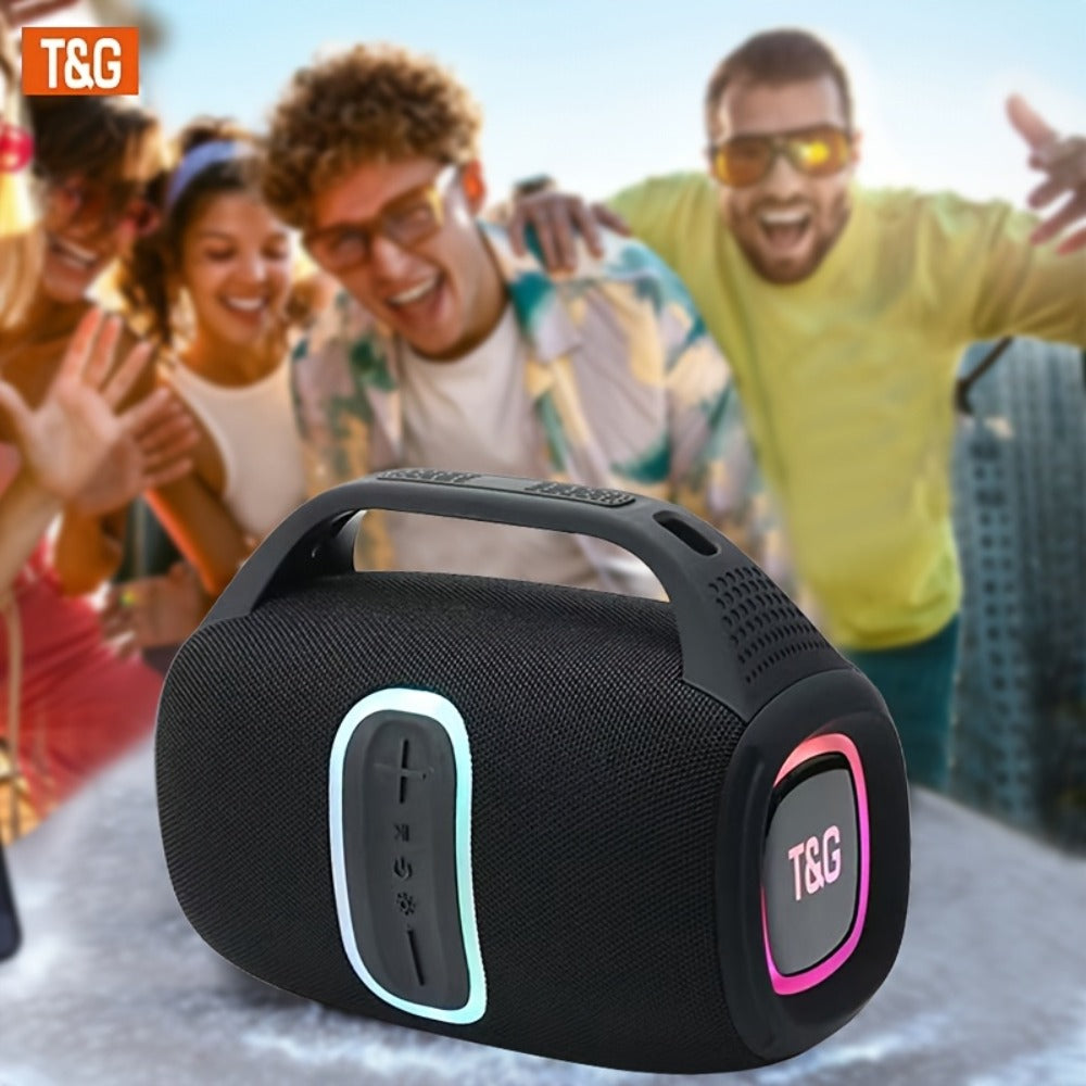 Portable Bluetooth Speaker TG674 with 30W Output, IPX4, 3600mAh Battery, TWS, Subwoofer and Handle