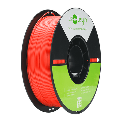 3D Printer Filament Soeyin PLA 1.75mm 1kg Open-Rim Spool in Almond Purple, Strawberry Milk or Grey